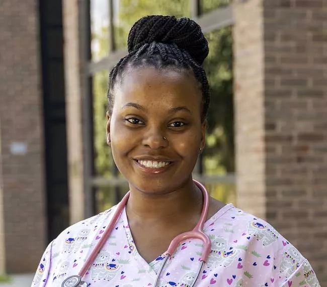 smiling female nurse